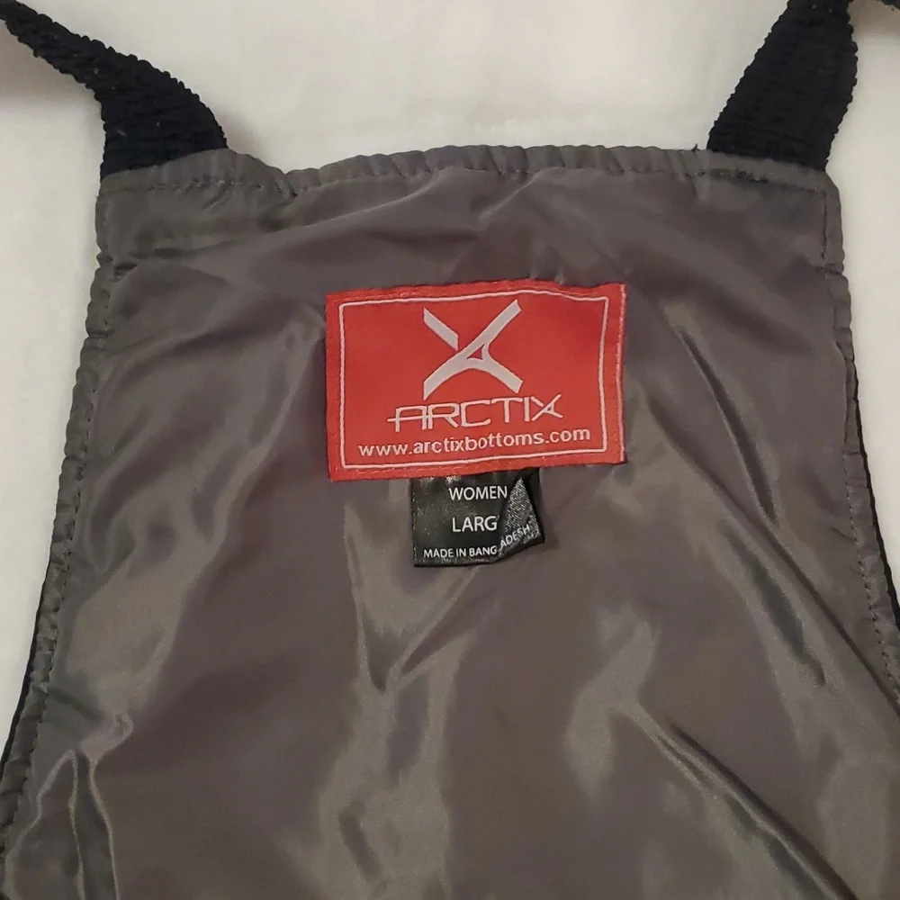 Black Arctix Snow Bibs. Women's LG - Picture 5 of 14